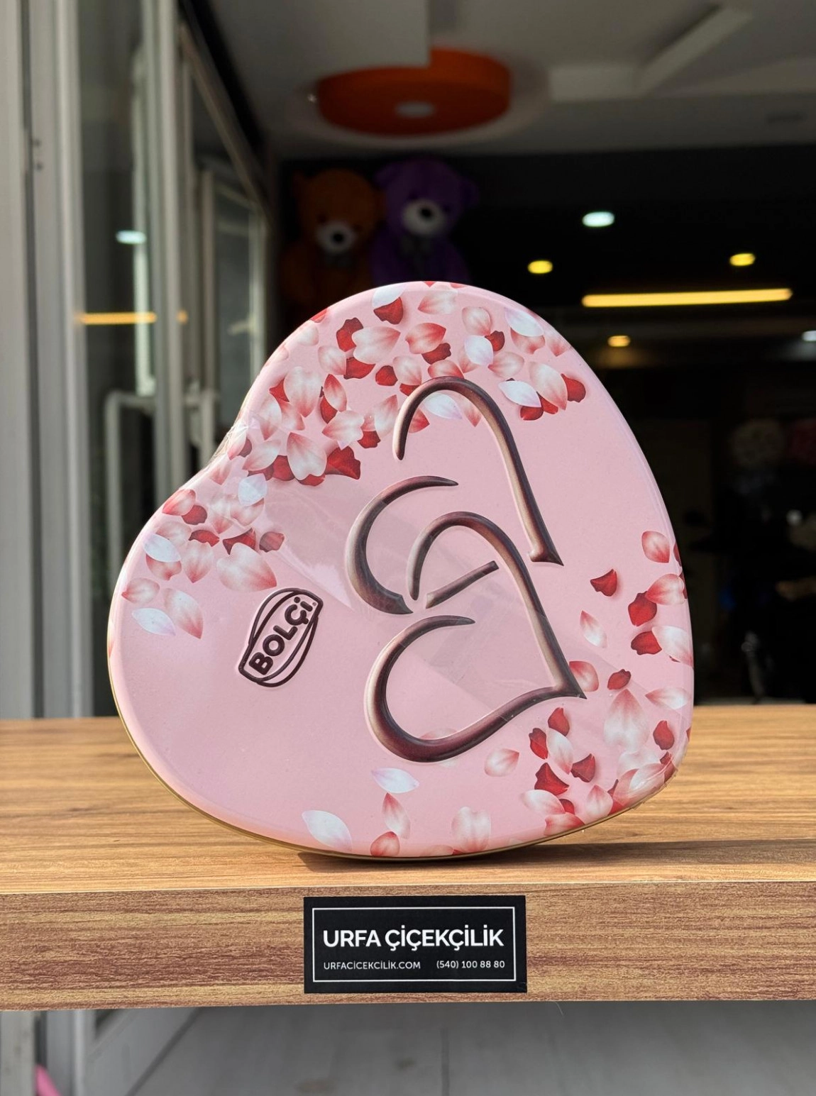 Bolçi  Kalpli Çikolata Teneke Kutu 240G [Bh088]