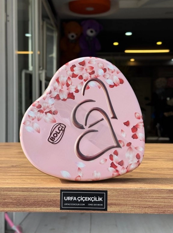 Bolçi  Kalpli Çikolata Teneke Kutu 240G [Bh088]